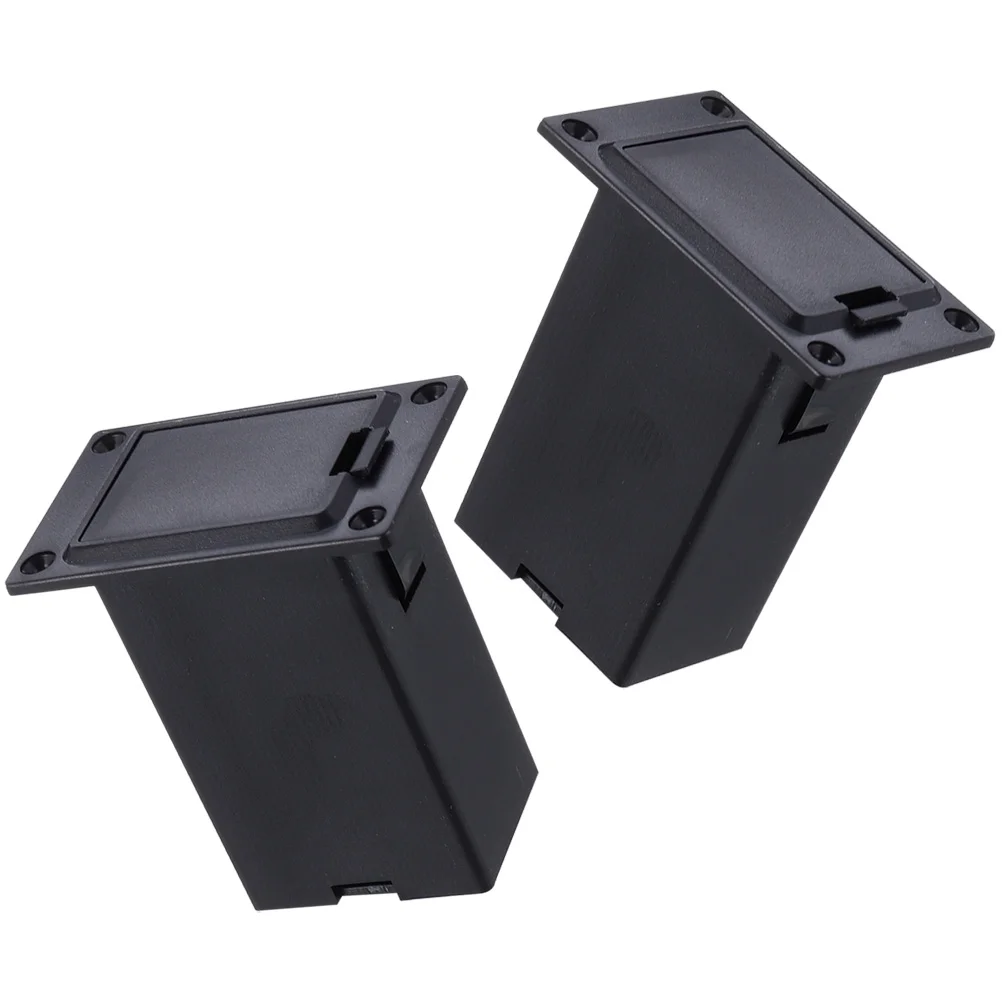 

2 Pcs Lj02 Box Guitar Accessories Holder Organizer Pickup 9-volt Case Bass