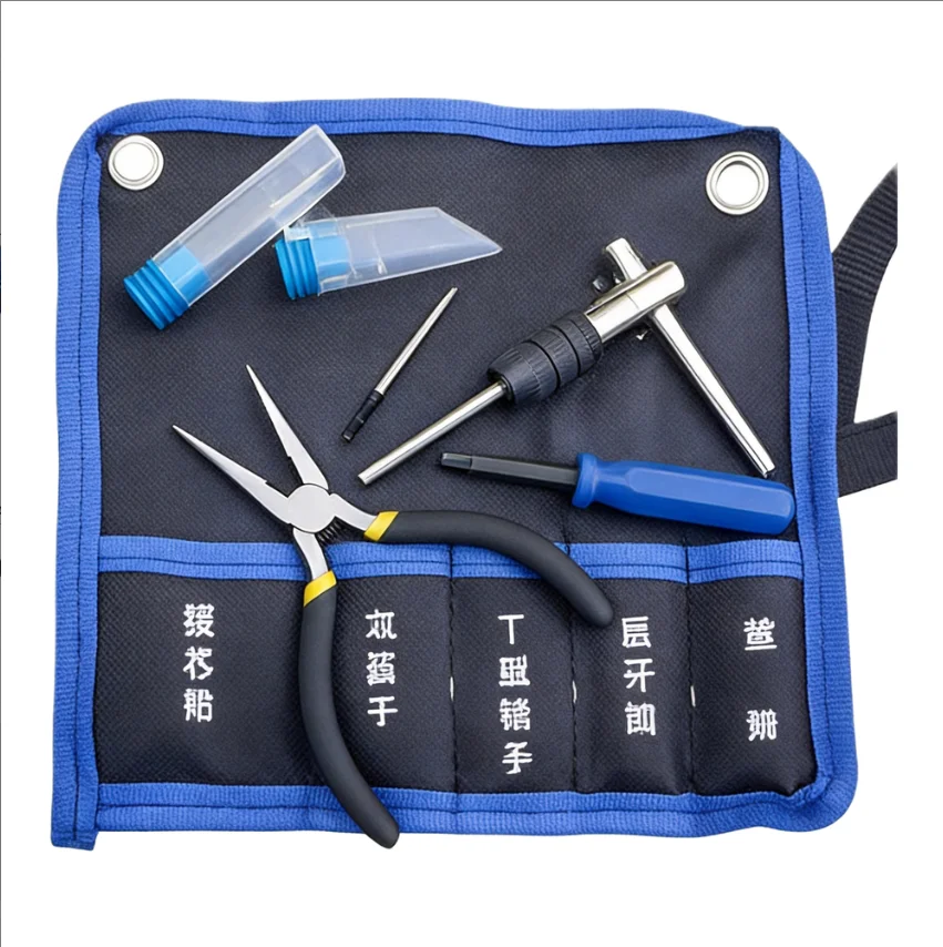Core Puller T Wrench Reverse Tap Valve Repair Kit for Tire For stem Compatible with Standard Cores Blue 15 10 5cm