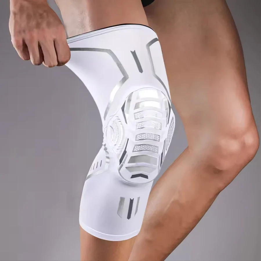 1개 무릎 보호대 압박 무릎 지지대 충격 방지 무릎 패드 무릎 슬리브 러닝 관절염 통증 완화 남녀공용2027