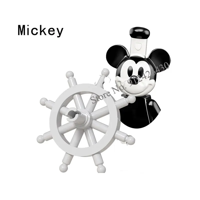 Disney Mini Bouwstenen Cartoon poppen Toy Story Mickey Mouse Winnie De Poeh Frozen Stitch Donald Duck pop speelgoed kinderen