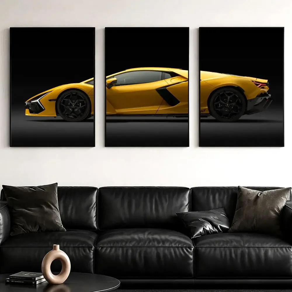 Modular Concept Car Painting Calligraphy Canvas Wall Art Poster Set for Bedroom Living Room Home Decor Prints Gift