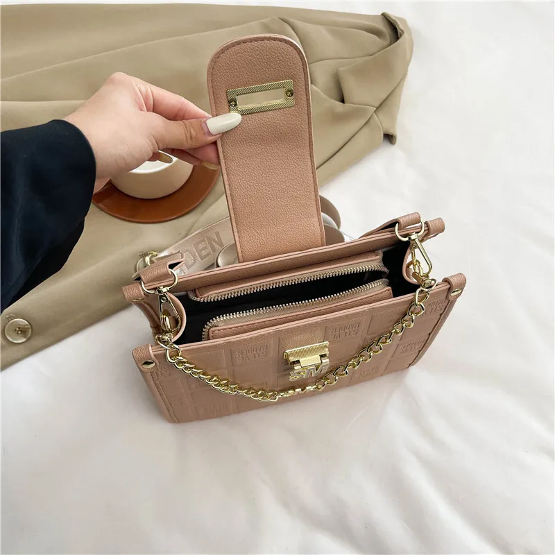 حقيبة يد واسعة لعام 2025، محفظة كروس نسائية متخصصة، حقيبة كتف أوروبية أنيقة من اليوم إلى الليل، حقيبة حبال كاجوال، بلوزة بسيطة #3