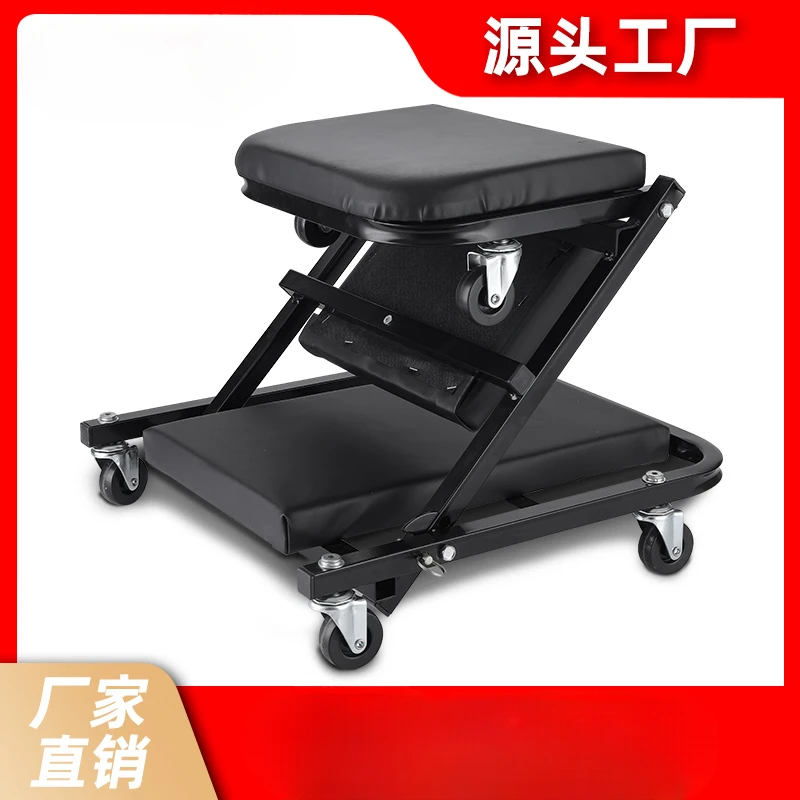 Folding car repair lying board 36 inch car repair lying board maintenance bench auto maintenance hardware tools bench lying seat