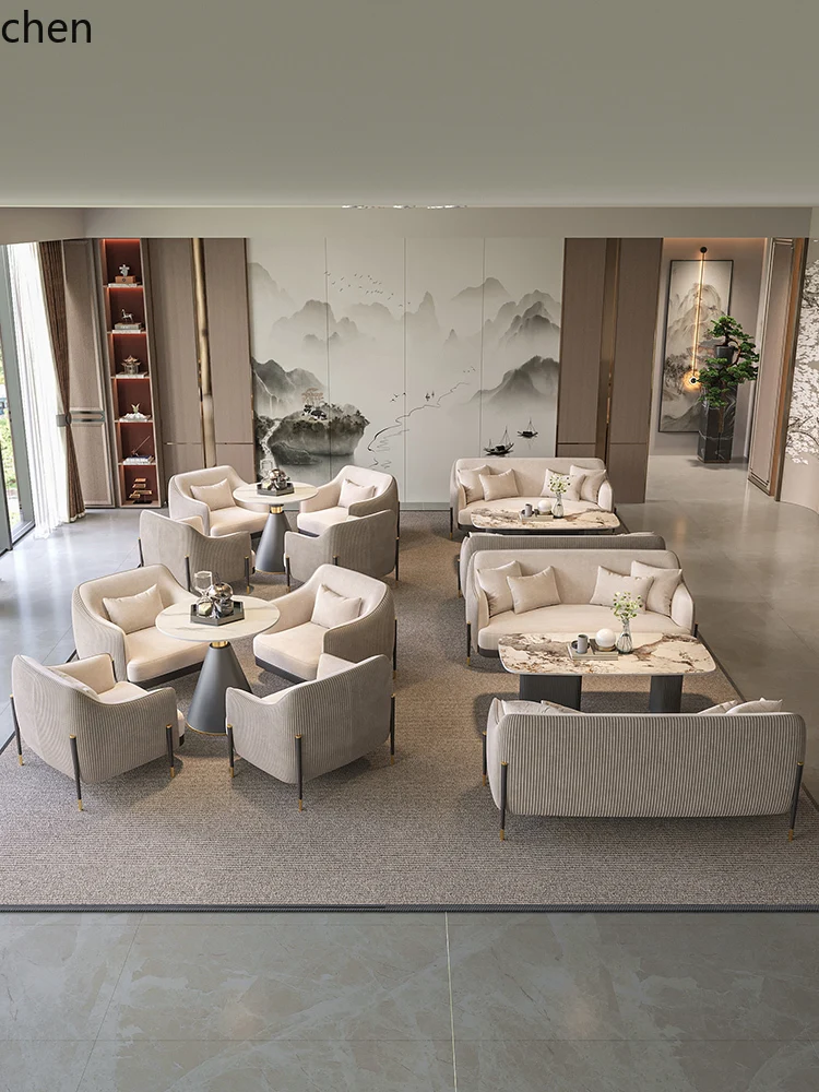 ZML Negotiation Sofa Tea House Lobby Clothing Store Dessert Shop Beauty Salon Rest Area Reception Sofa