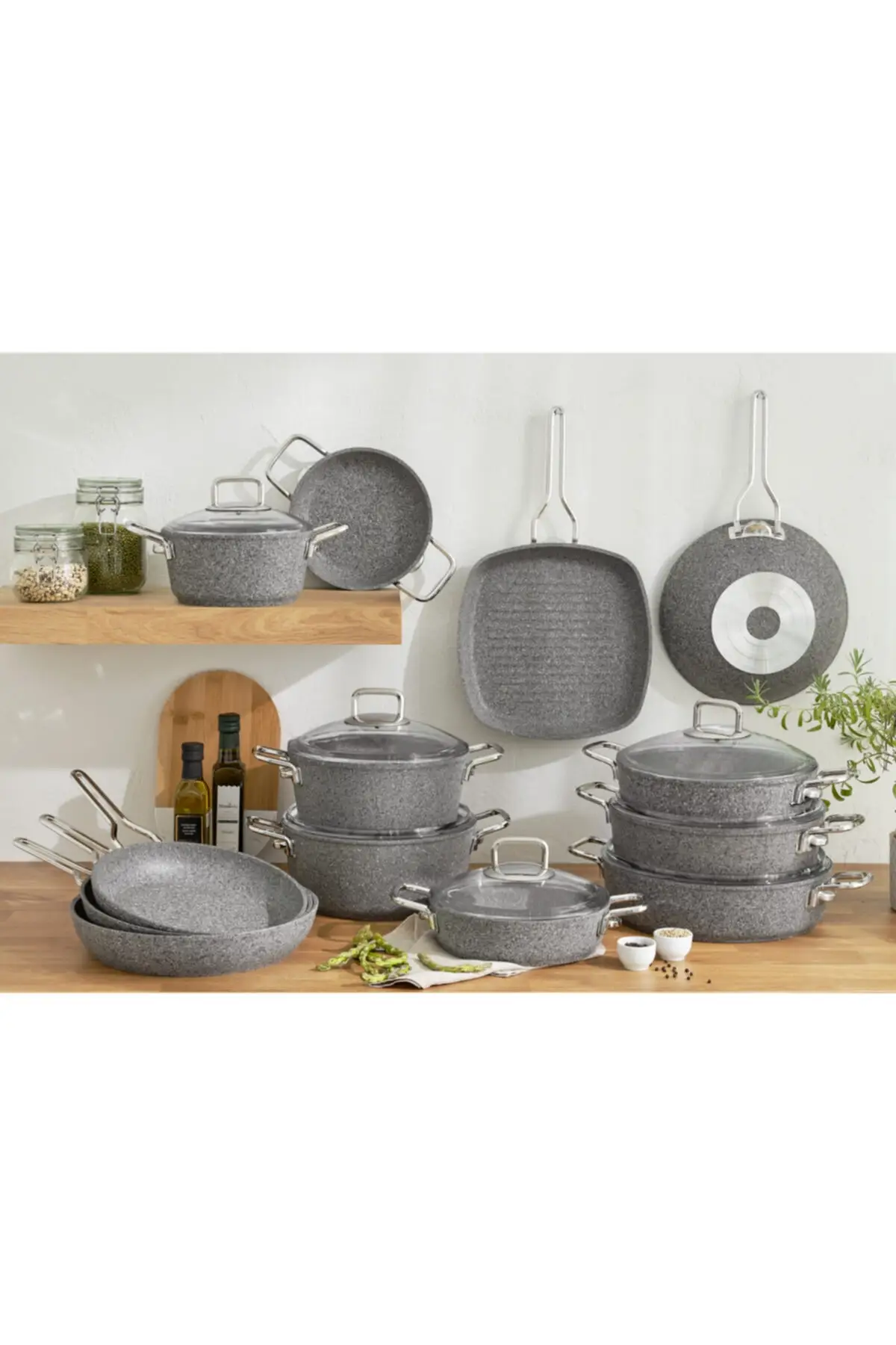 

DOLBOVI titangranite 26 cm belly Cookware Metal Cookware Set