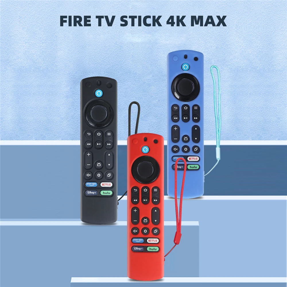 Silicone Remote Controller Cases Protective Covers for Fire TV 4K stick max Remote Control Sleeve for Fire TV 4K stick max