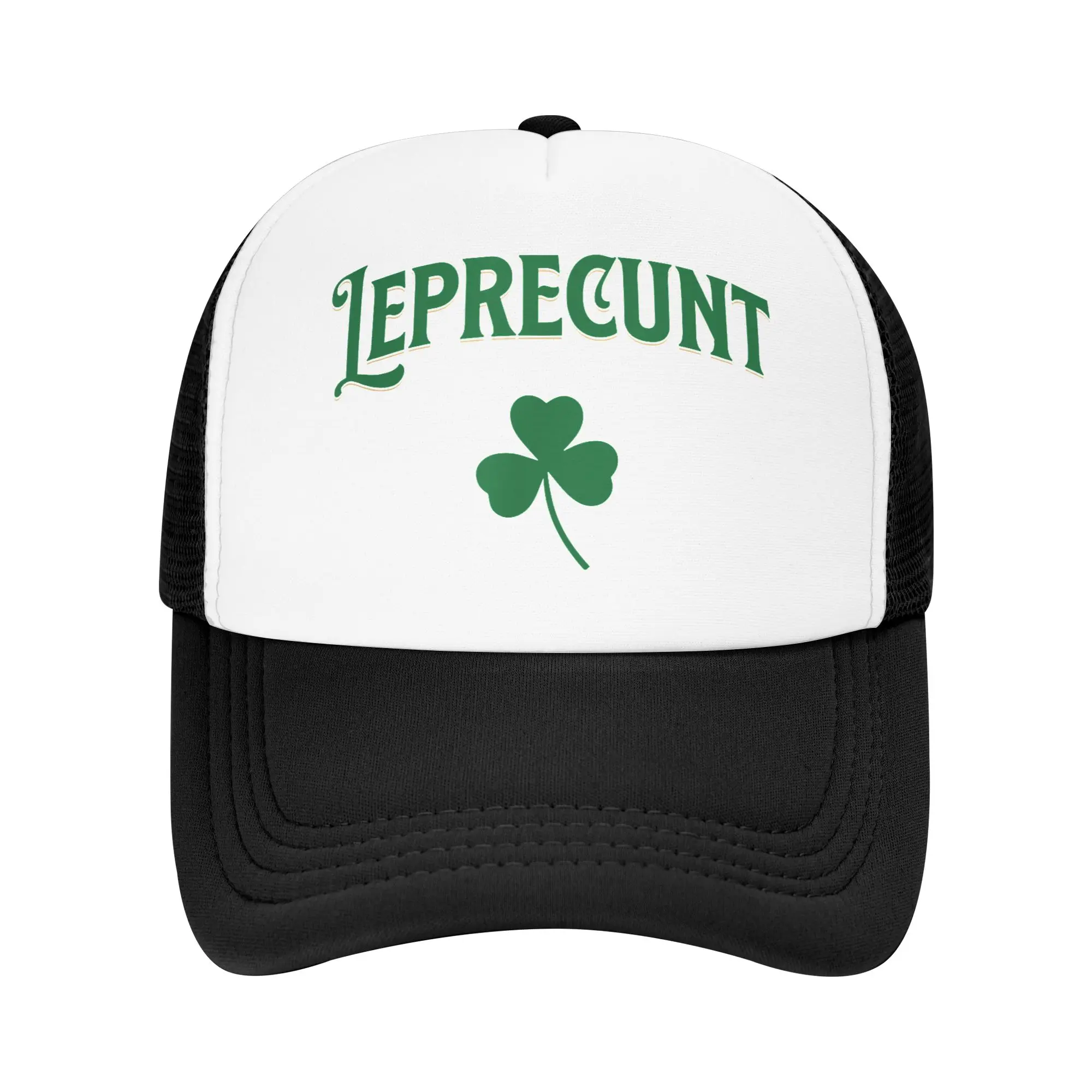 

Summer Mesh Sun Hats Leprecunt Irish St Patricks Day Summer Baseball Cap Trucker Hat Couple Running Adjustable Baseball Caps