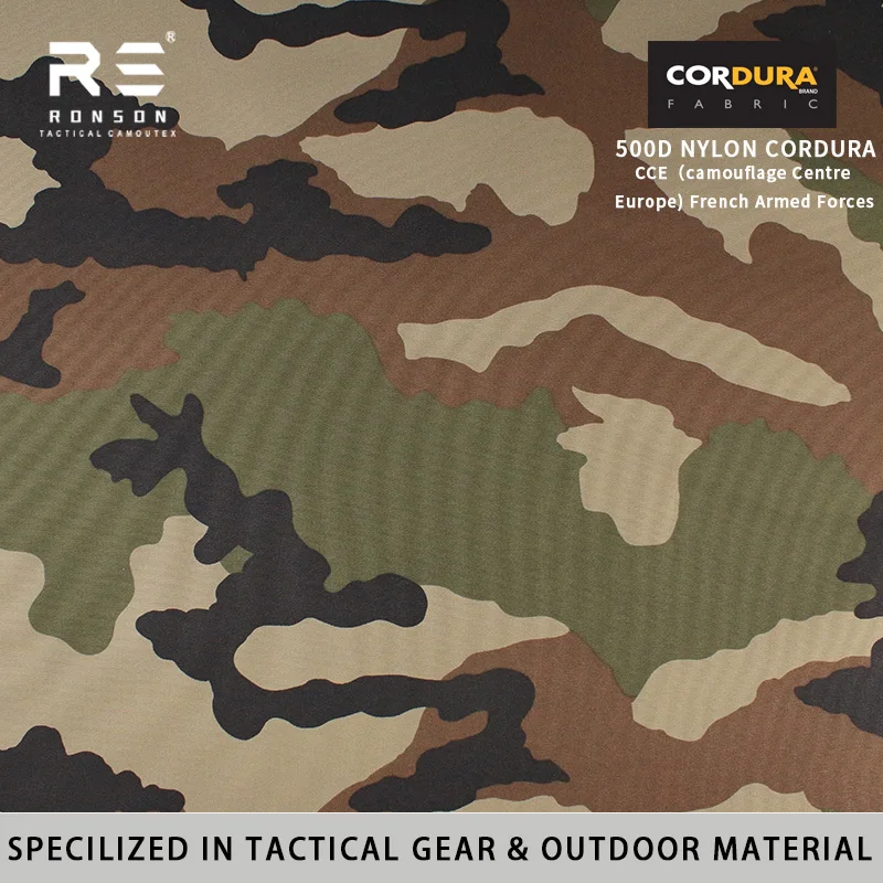 500D Nylon Cordura French European 100% Woven Water-Resistant PU Coated for Tactical Gear Backpack Military Rucksack Camping