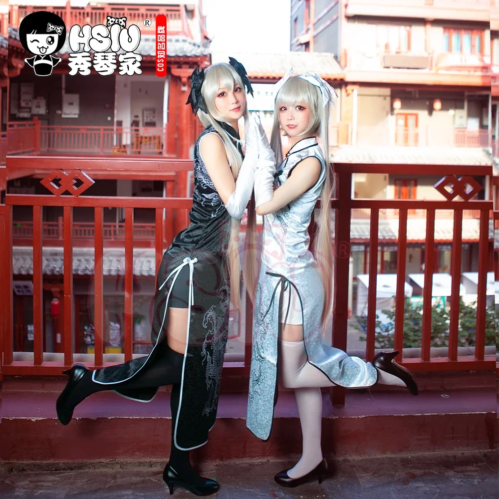 

2025 NEW Sora Kasugano cosplay wig Yosuga no Sora Creamy golden Long hair Halloween Christmas Carnival Suit