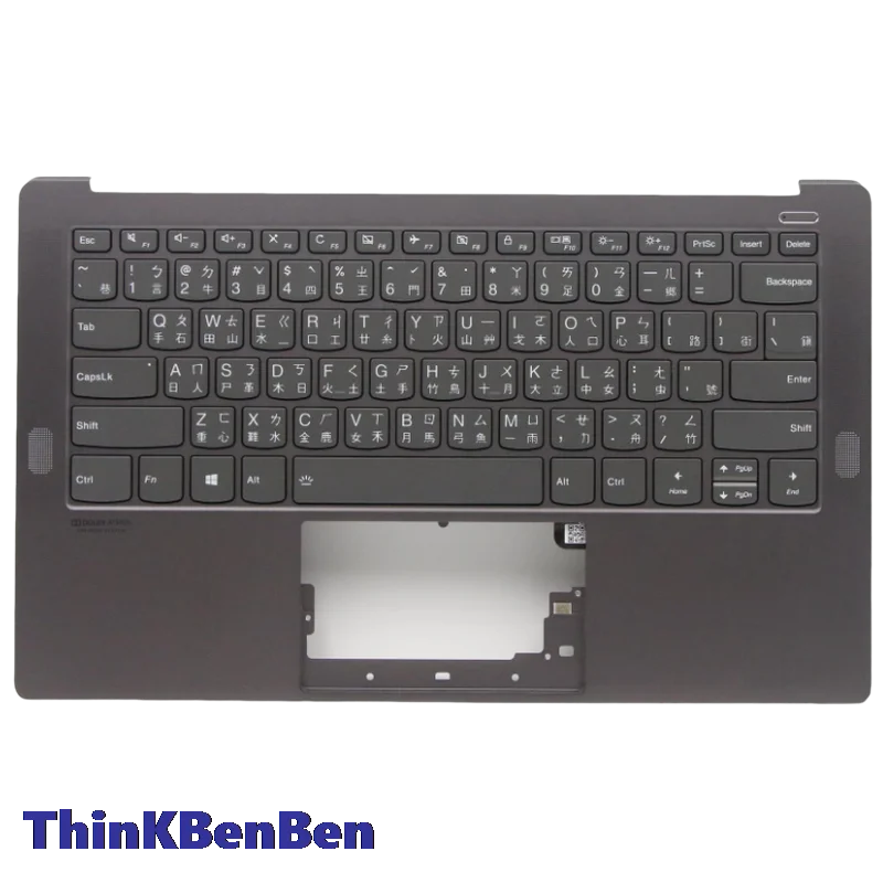 TW Traditional Iron Gray Keyboard Upper Case Palmrest Shell Cover For Lenovo Yoga S940 14 14IWL 14IIL 5CB0U42515