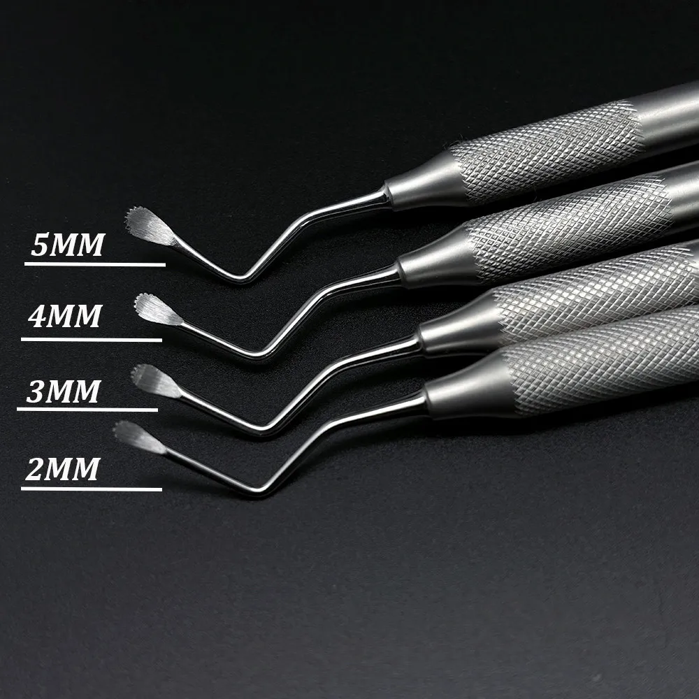 Ferramentas Odontológicas Colher Restauradora Dentária Curette Jagged Dental Scaler Dupla Qualidade