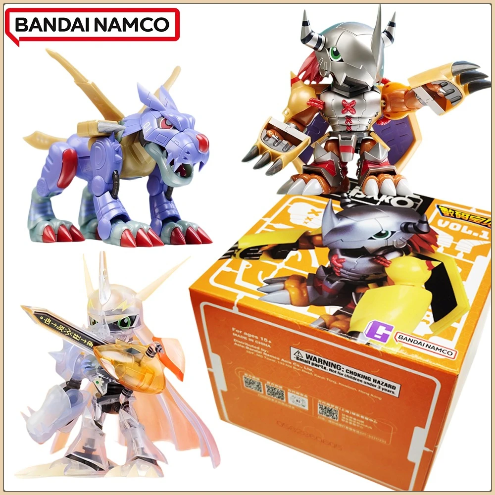 

Original BANDAI Plabako Digimon Adventure Vol.1 Series Blind Box Can Be Easily Assembly Collection Model Toys Decorative Gifts