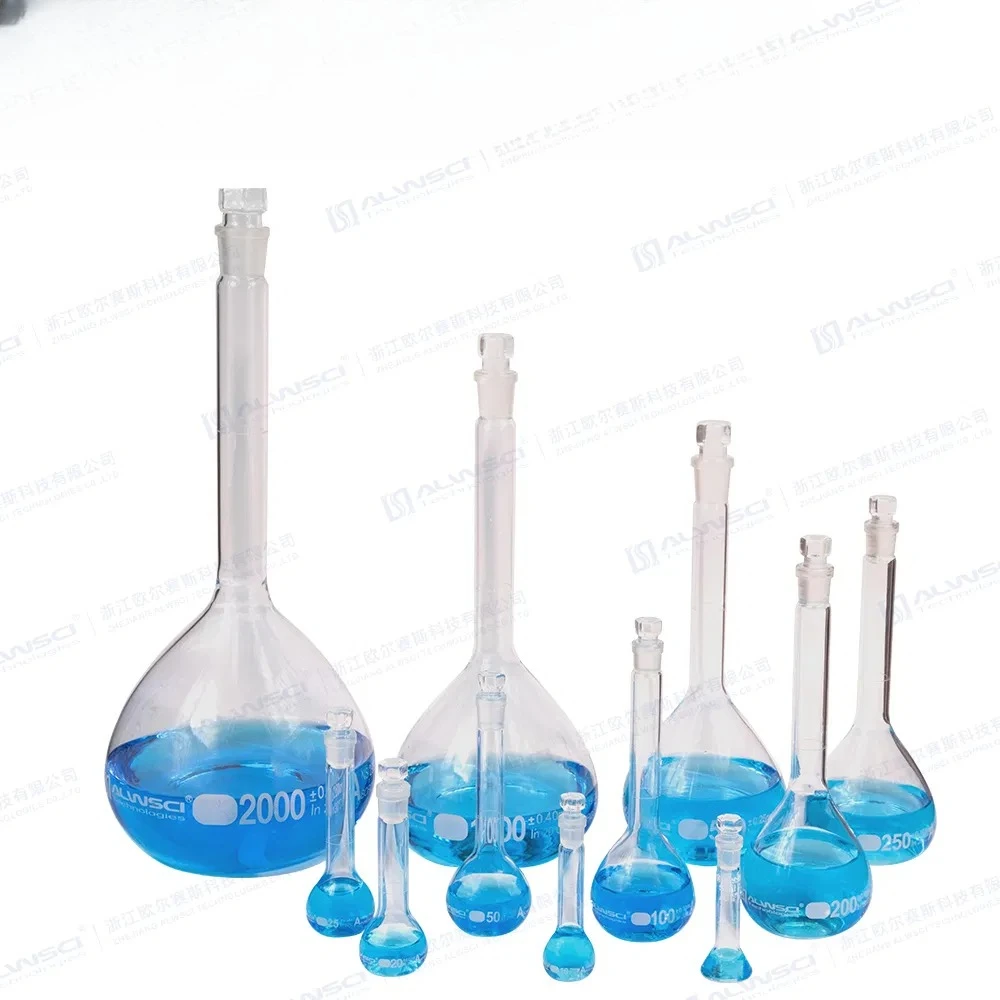 Frasco Cónico de Laboratorio Transparente de 5-100 ml, Frasco de Vidrio Científico Erlenmeyer, Material de Vidrio Seguro para Laboratorio, Escuela, Investigación