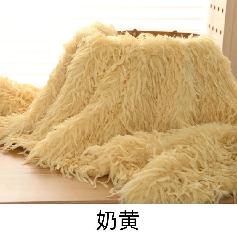 

1yard 2-5cm Long Imitating rabbit fur with feathers fur Fabric,Coat Vest Stage DIY Newborn Photographic fabric For clothing