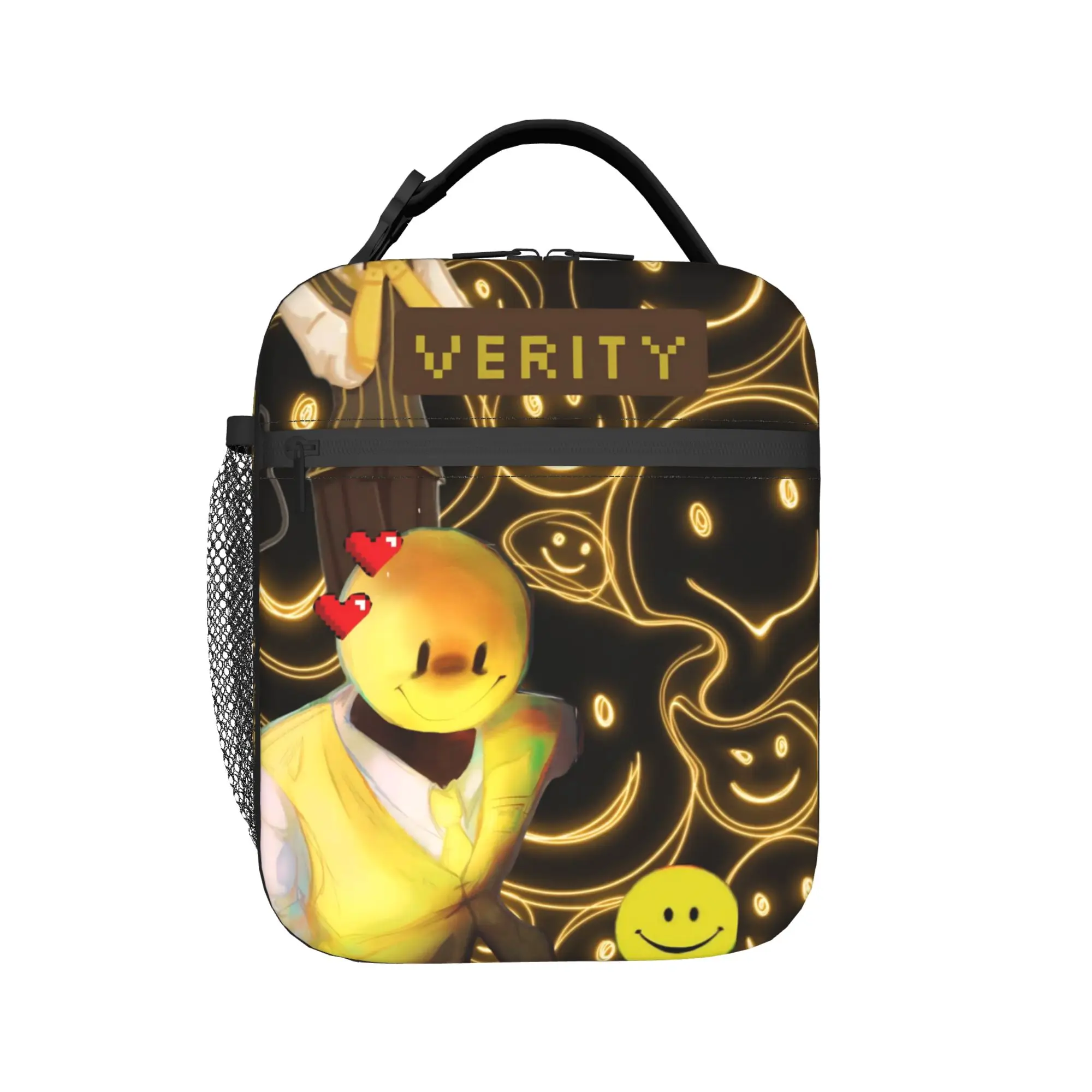 Verity Mod Monster Insulated Lunch Bags Portable Games Lunch Container Thermal Bag Lunch Box Tote Beach  Travel Girl Boy
