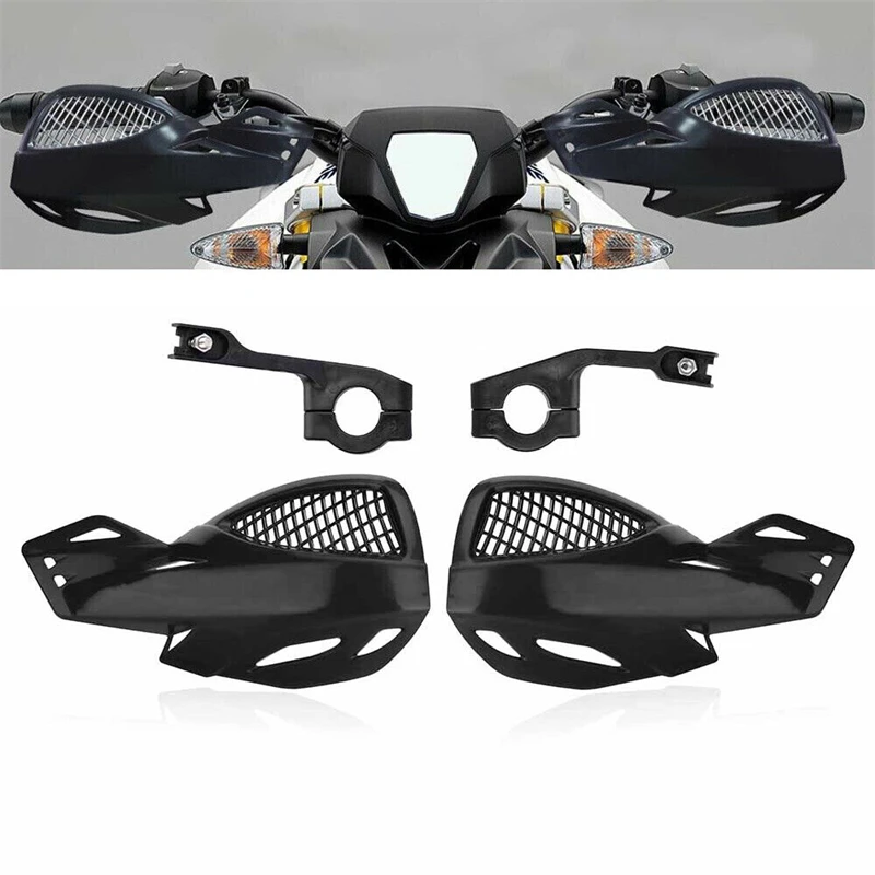 

Motorcycle ABS Hand Guards ATV Bike Handguards 22mm 7/8" Motocross Handlebar Hand Guard Protector Left/Right Handguard