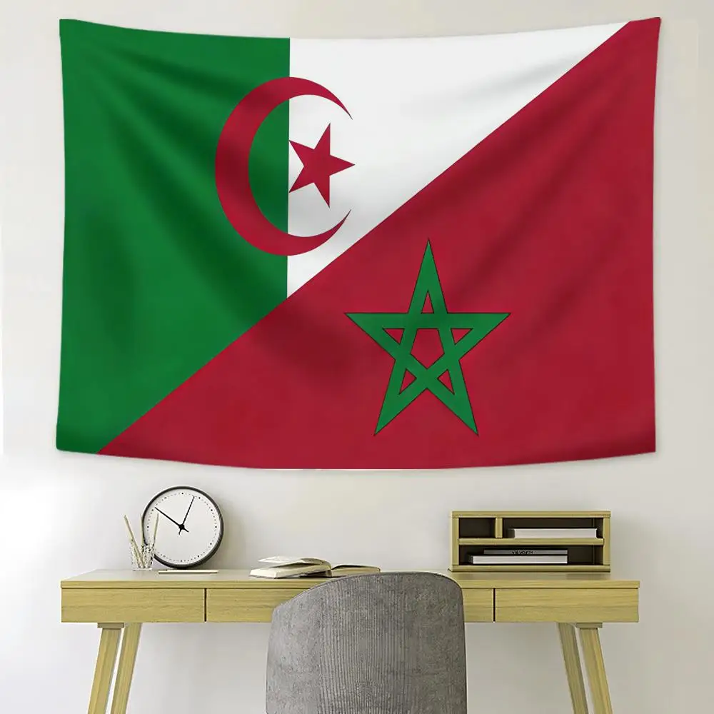 Algeria Morocco Tapestry Custom Living Bedroom Party Dormitory Interior Wall Bohemian Decoration Attached Clip