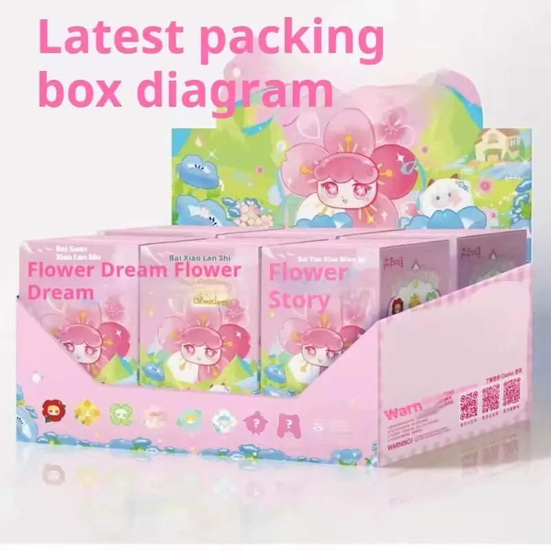 

2028 Lucky Meow Plush Doll Trend Blind Box Series Flower Modeling Doll Cute Key Chain Backpack Pendant Id Card Cute Gift