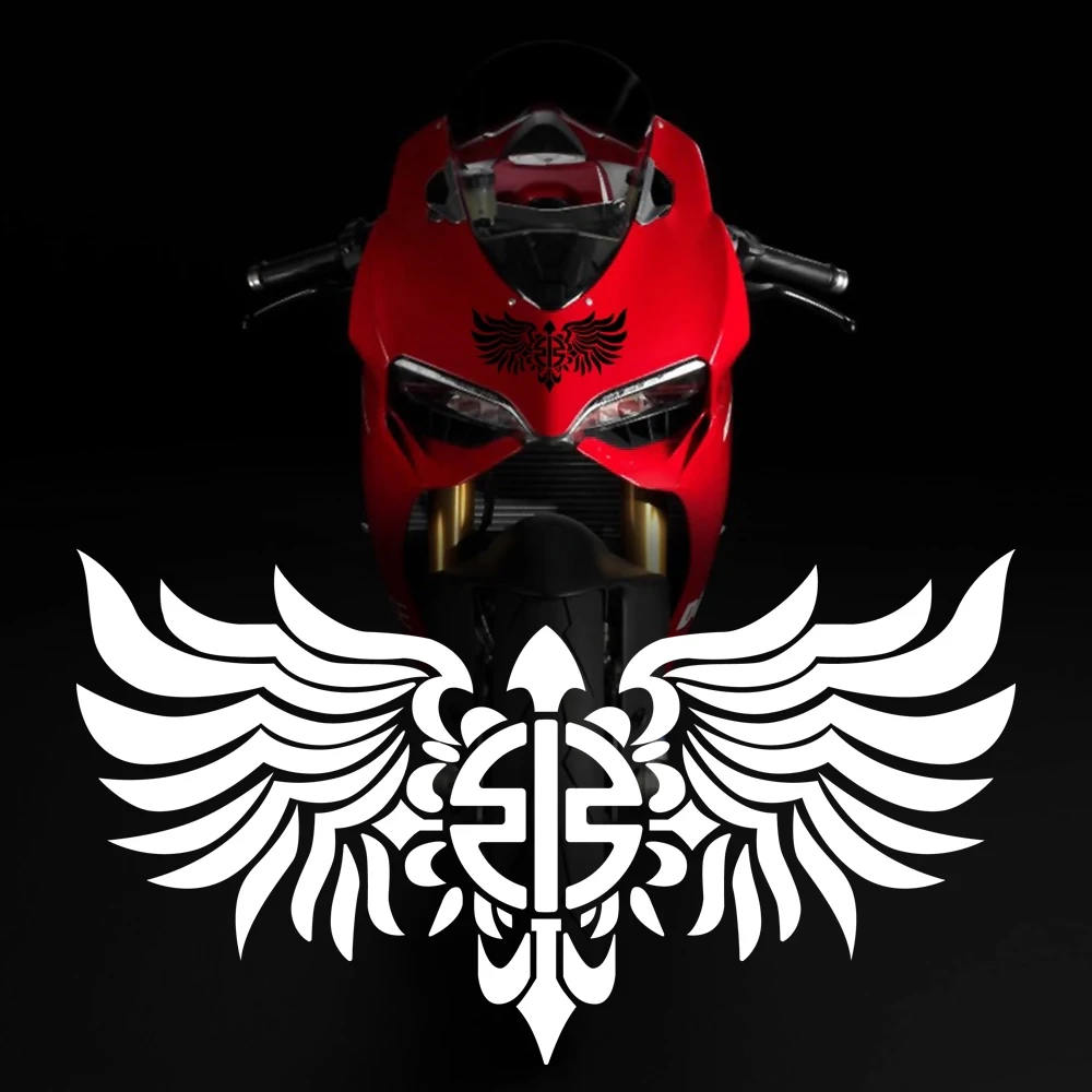 Motorcycle Logo Wings Reflective Sticker Windshield Head Body Helmet Decals For Kawasaki Ninja H2R ZX-6R Z900 Versys 650 er6n