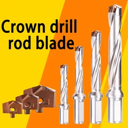 3D/5D/8D/10D internal cooling carbide bit non-standard diameter 10-31.00mm JCD crown drill Twist drill Crown drill rod blade