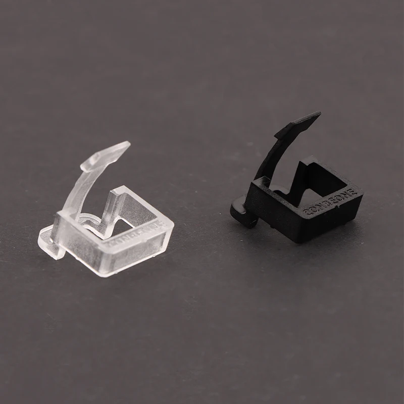 10 pçs cabo de rede cabeça de cristal fivela substituível rj45 plug capa protetora trava para rj45 cabo reparação peças