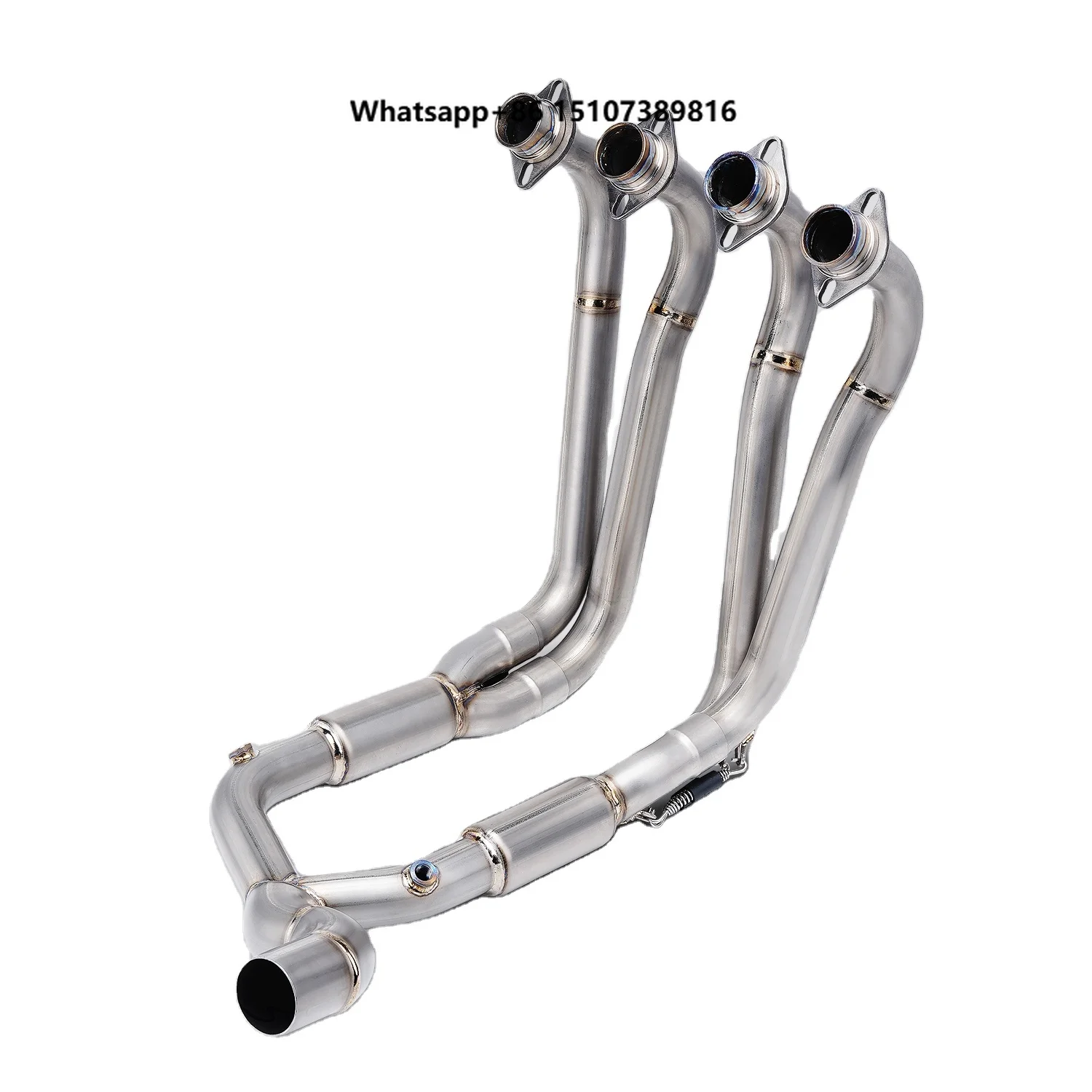

New CB1000R Titanium Motorcycle Exhaust System with Full Titanium Alloy Front Section for 2019-2024 Retrofit/Upgrade