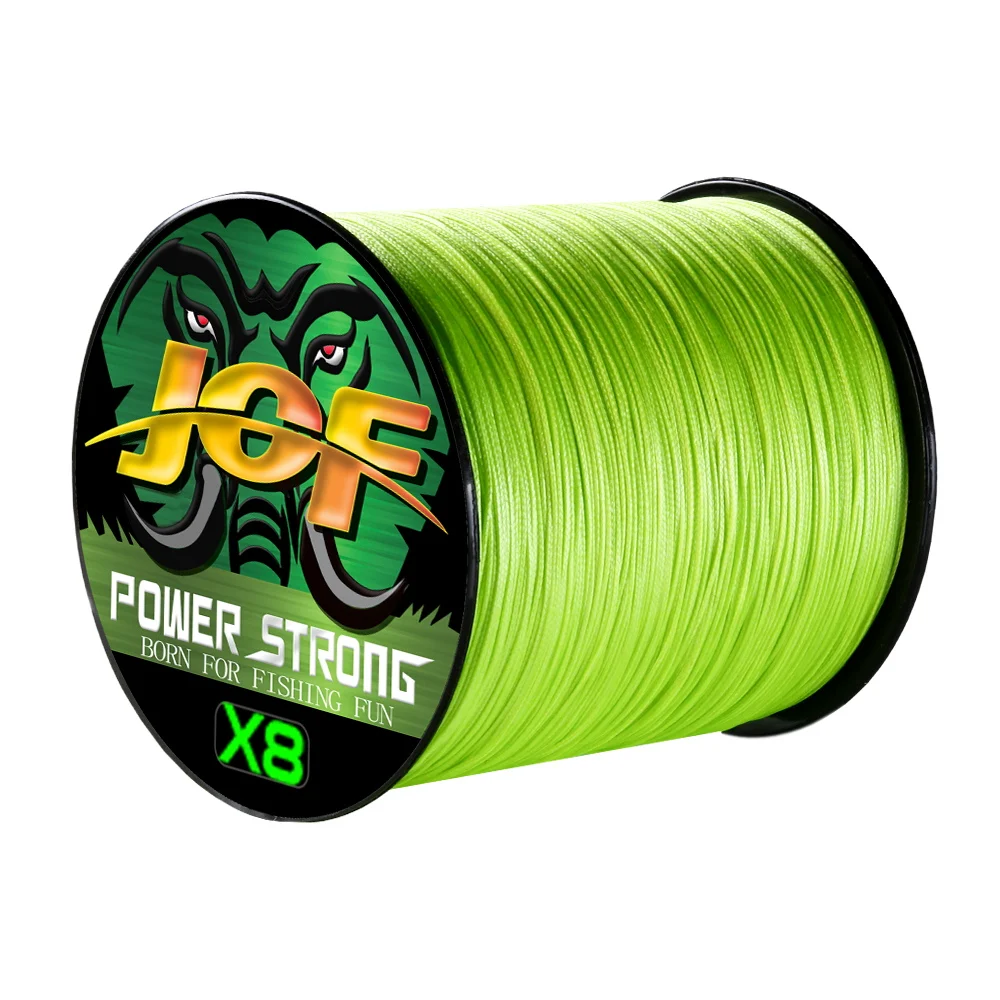 JOF 4X Geflochtene PE-Angelschnur 100M 300M Multifilament Hochfest Abriebbeständig Glatter Wurf Salzwasser Süßwasser – Detail 15