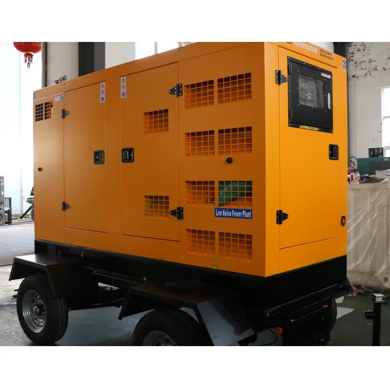 Mobile Generator 65kVA with Perkins Diesel Engine 1104A-44TG1 Trailer Generator