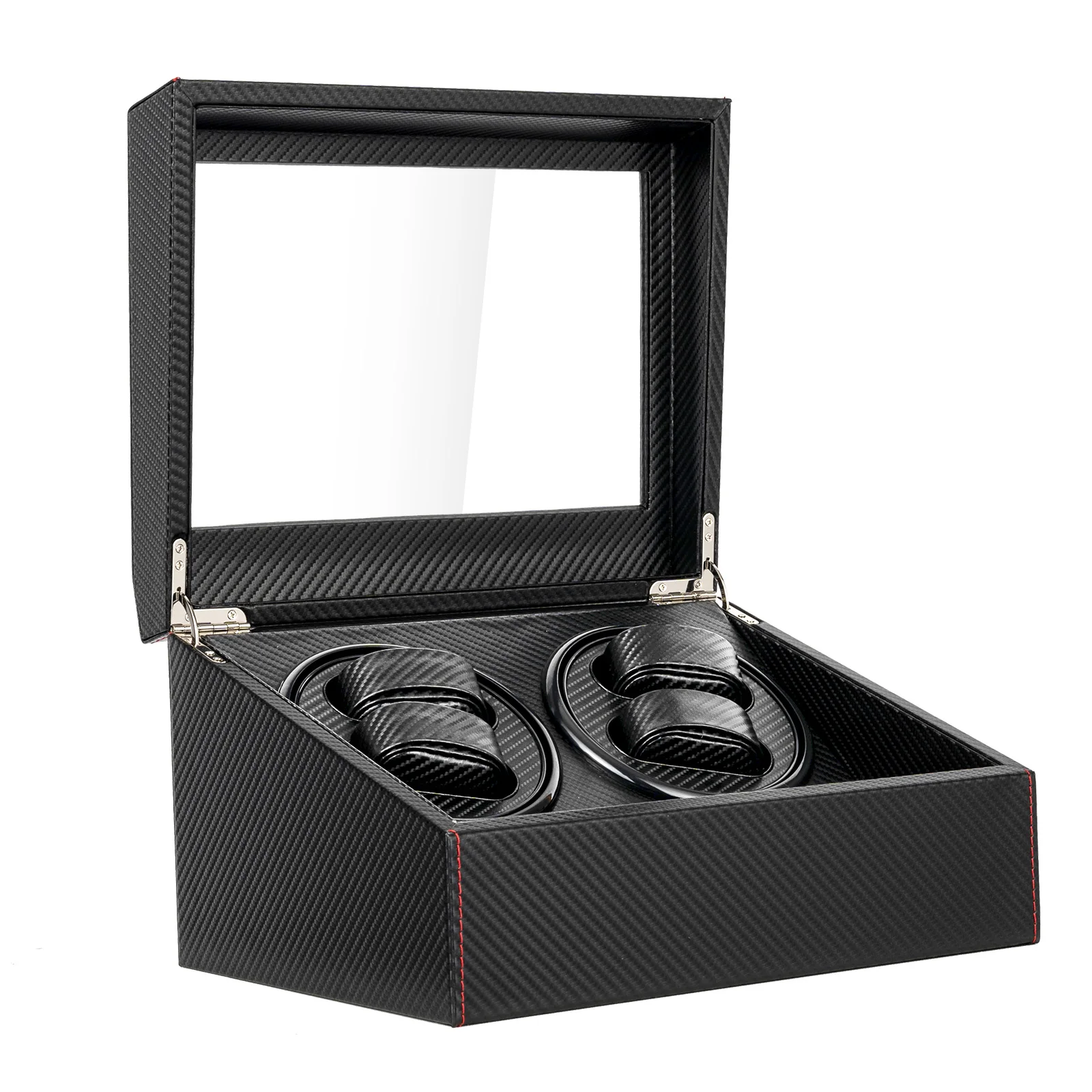 Rectangle Watch Box Piano Baking Paint Watch Display Carbon Fiber Box