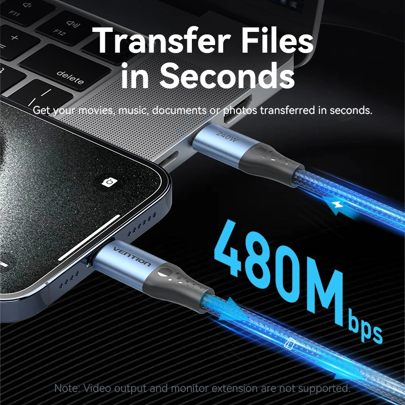 Vention 240W USB-C PD3.1 Cable 5