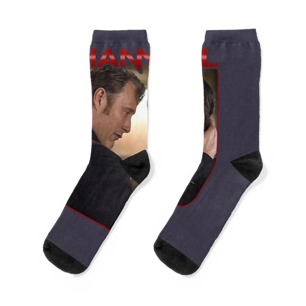 

Surprise Gift Hannigram Mads Mikkelsen Lecter Gifts Music Fan Socks snow short moving stockings Women Socks Men's