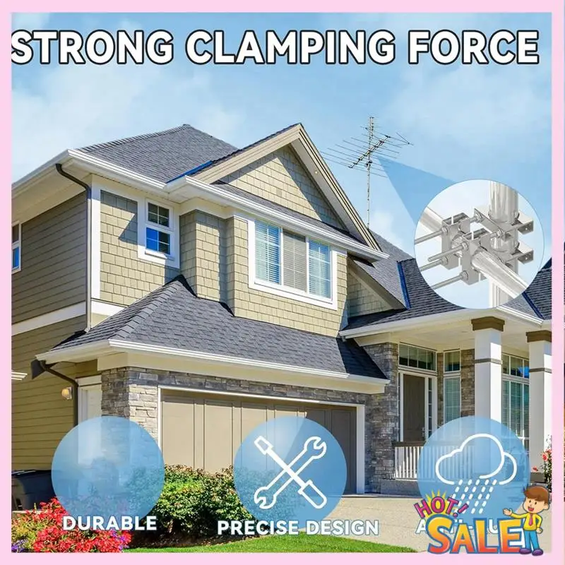 

A88X комплект зажимов для двойной антенной мачты Fortv CB, флагшток для ветчины, V-образный блок, зажим для томаста, монтажный кронштейн, держатель