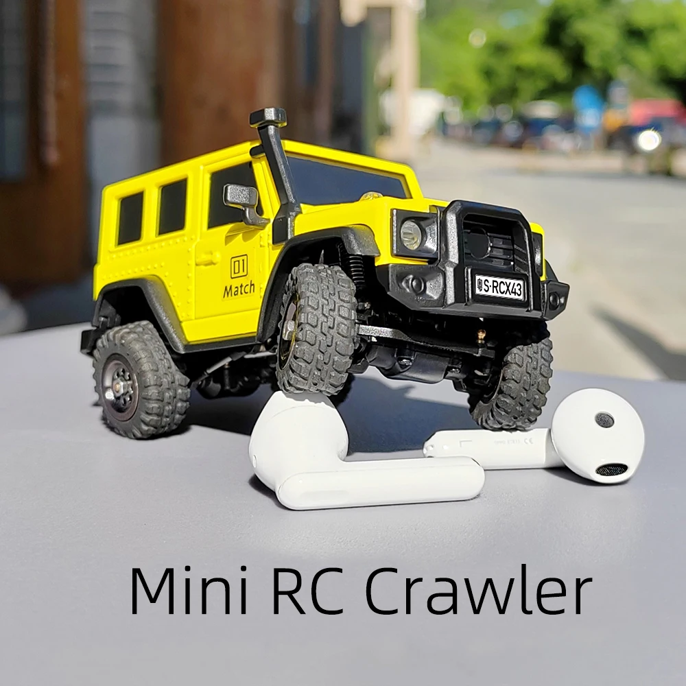 LDARC 1:43 Scale Mini RC Crawler RTR RC Rock Truck X43 4x4 2.4GHZ Hobby Grade Remote Control Car Model Vehicle RC Buggy