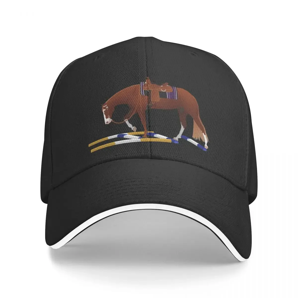 Western Trail Quarter Horse - Equine Rampaige Baseball Cap birthday Beach Bag Horse Hat Men Golf Wear Women's