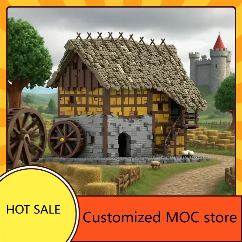

4886 шт.. Mittelalterliche Brauerei Taylorsgreen MOC Puzzle StreetView Architecture Креативная игрушка на день рождения и праздник Рождественский подарок