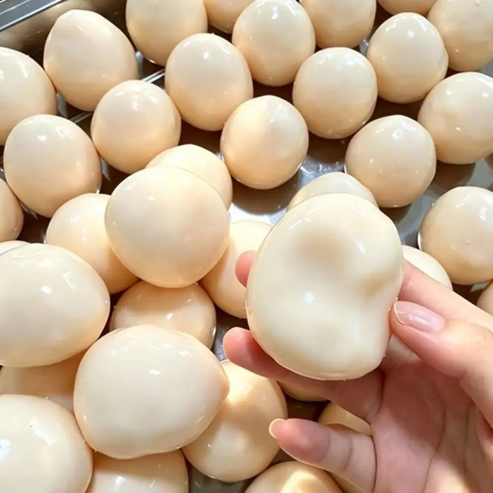 Crunchy Crunchy Egg Squishy Toy Soft Sound Effects Handmade Egg Squeezing Toy Kneading Comfortable Sensory Fidget Toy