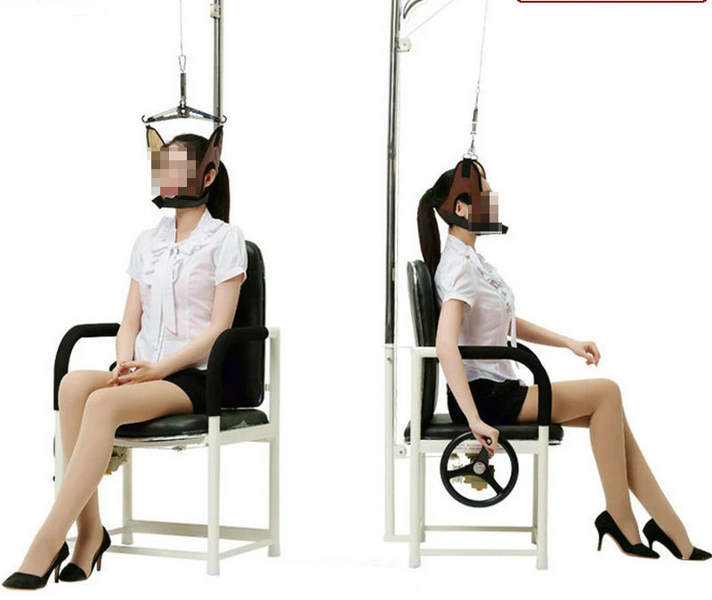 B05-1 Traction Chair, Household Cervical Chair, Cervical Traction Thickened  Frame