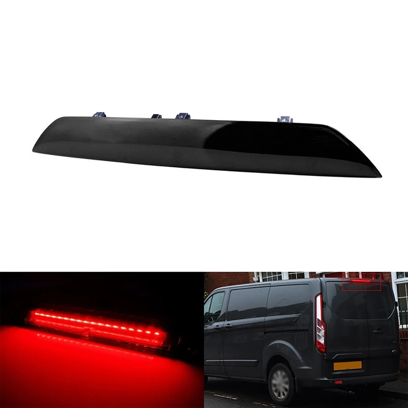 Enquêter de freinage supplémentaire à LED, coque rouge, noir, rouge, Ford ATIC 2015 ~ 2020, 1PC