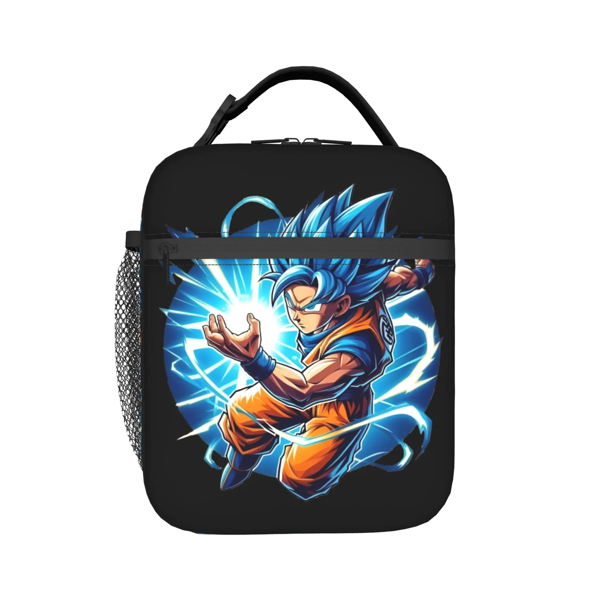 

Custom DBZ Dragons Goku Ball Insulated Lunch Bag for Work School Warrior Waterproof Thermal Cooler Lunch Box Men Women