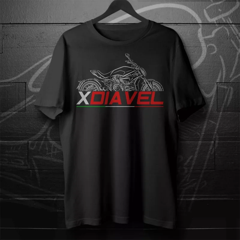 

Ducat| XDiavel 2016-2023 - Motorcycle T-Shirt for Riders 00000450#A1 men women summer tee cotton tshirts