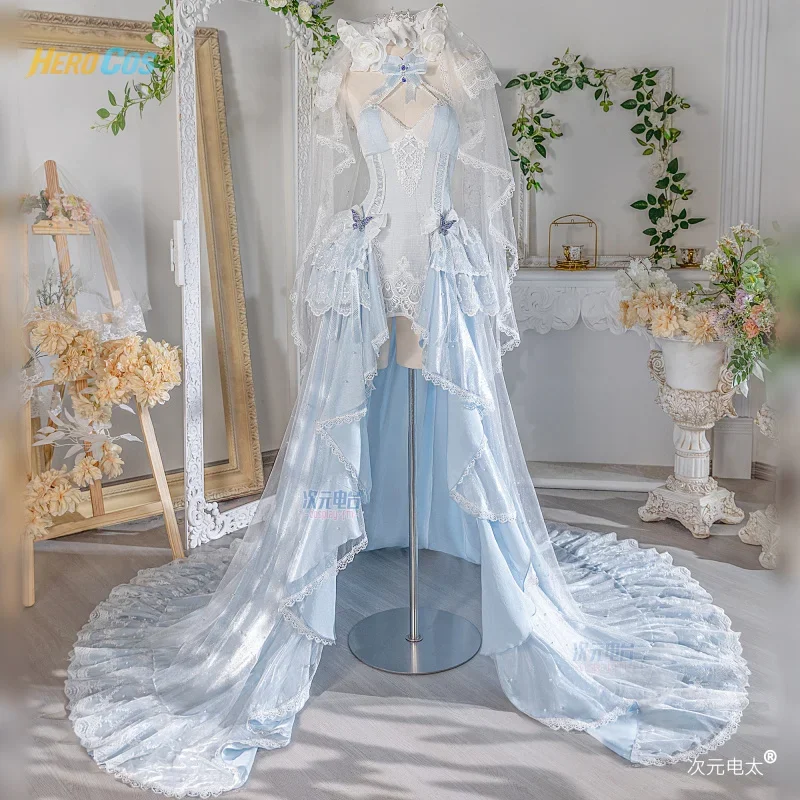 أزياء جديدة من Azur Lane HMS شيشاير التأثيرية للذكرى الثامنة فستان الزفاف لحفلات الهالوين ملابس لعب الأدوار للنساء HERO Cos 2026 #5