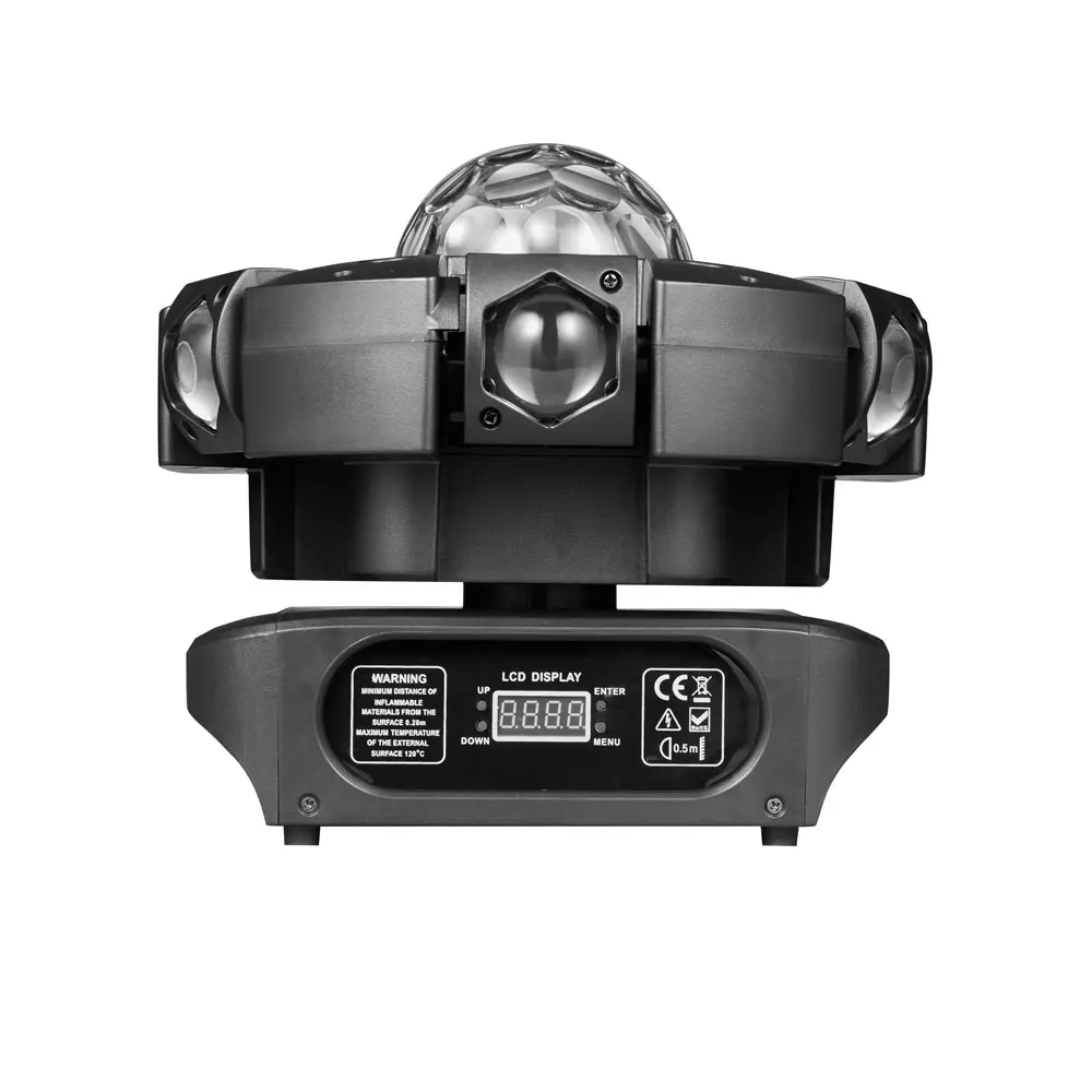 2026 LED RGB Disco Magic Ball Licht DMX Club DJ Bar Stroboskop Musikaktivierte Indoor-Heimparty Romantische Multi-Effekt-Beleuchtung