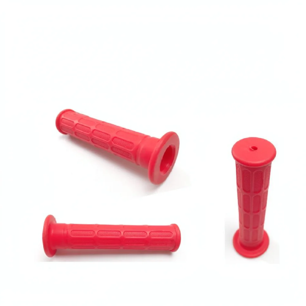 Replacement Rubber Handgrip For Trolley Cart Metal Pipe Sleeve Non Slip Durable Thickened Protective Cover 20mm Red