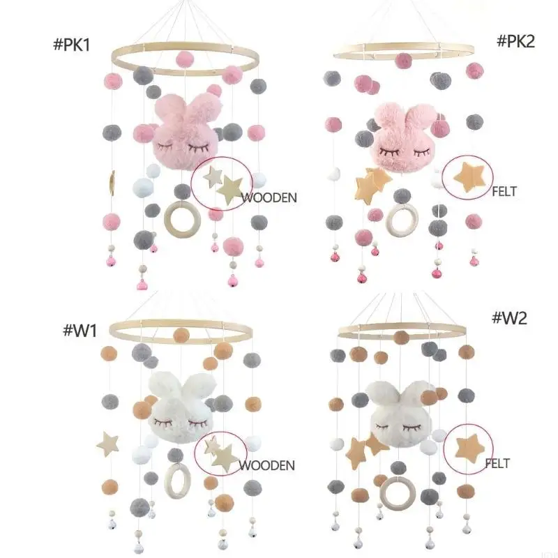 D7YD Xoay Được Lục Lạc Cũi Động Đồ Chơi Hoạt Hình Mặt Dây Chuyền Giường Cũi Bé Đồ Chơi Âm Nhạc Xe Đẩy Động Miếng Dán Đồ