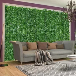 Balcony Privacy Screen Leaves Fake Ivy Fence Artificial Hedge Fence Roll Green Wall Decor Faux Ivy Vine Leaf for Outdoor Garden