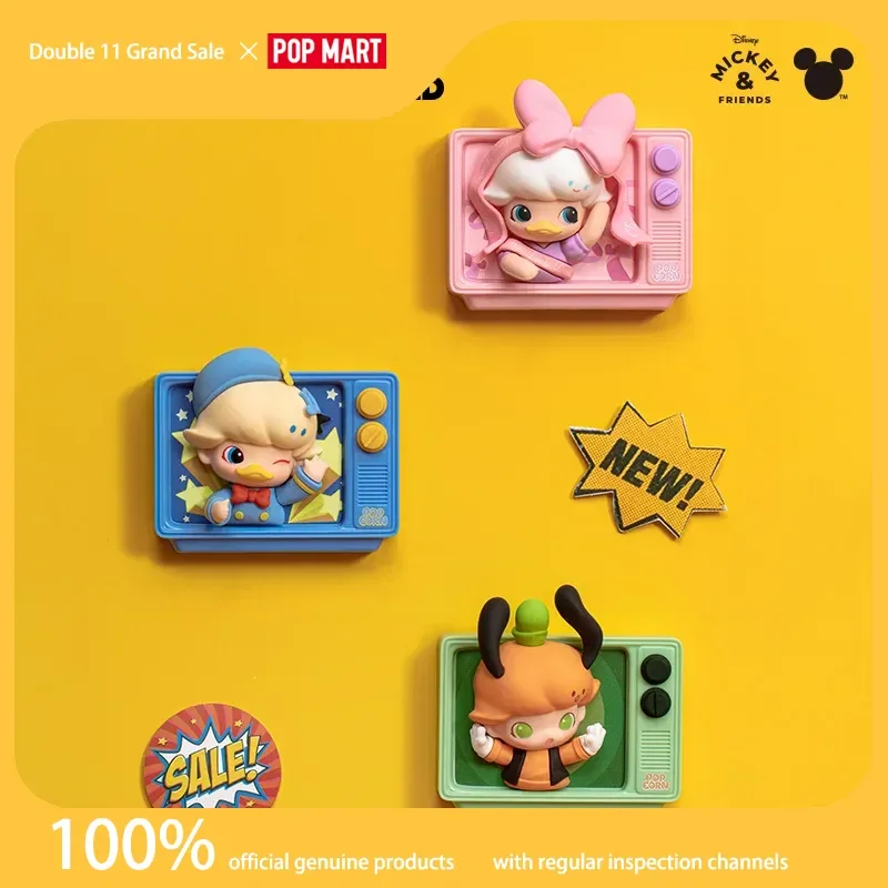 

Popmart Genuine Dimoo World Disney Series Fridge Magnet Blind Box Toy Collectible Merchandise Trendy Surprise Gift for Fans