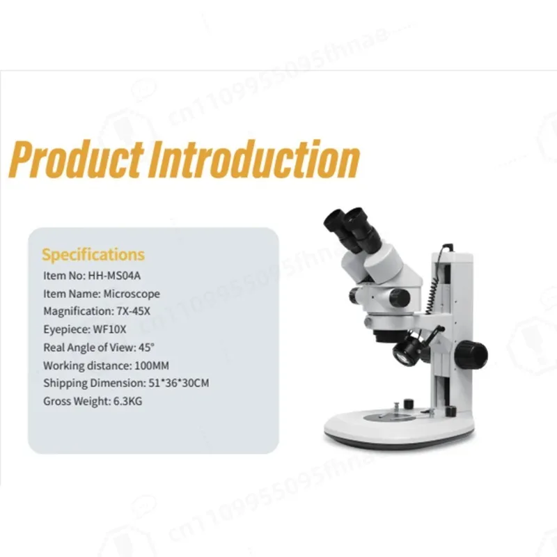 MS04A Jewelry Engraving Precision Stereoscopic Microscope 7*45X,Binocular Microscope ,Jewelry tools