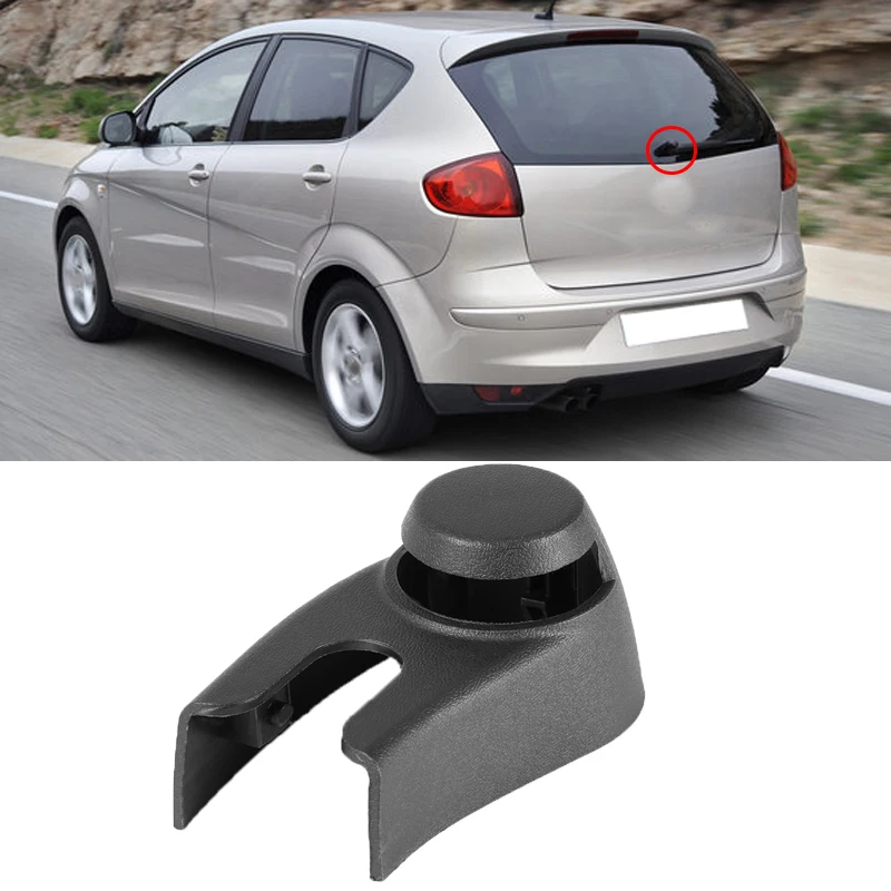 1Pc Car Auto Rear Windshield Wiper Arm Cover Cap 5P0955435B For Seat Altea 5P Ibiza 6L 6J Leon 1P Toledo Exeo Fabia Roomster