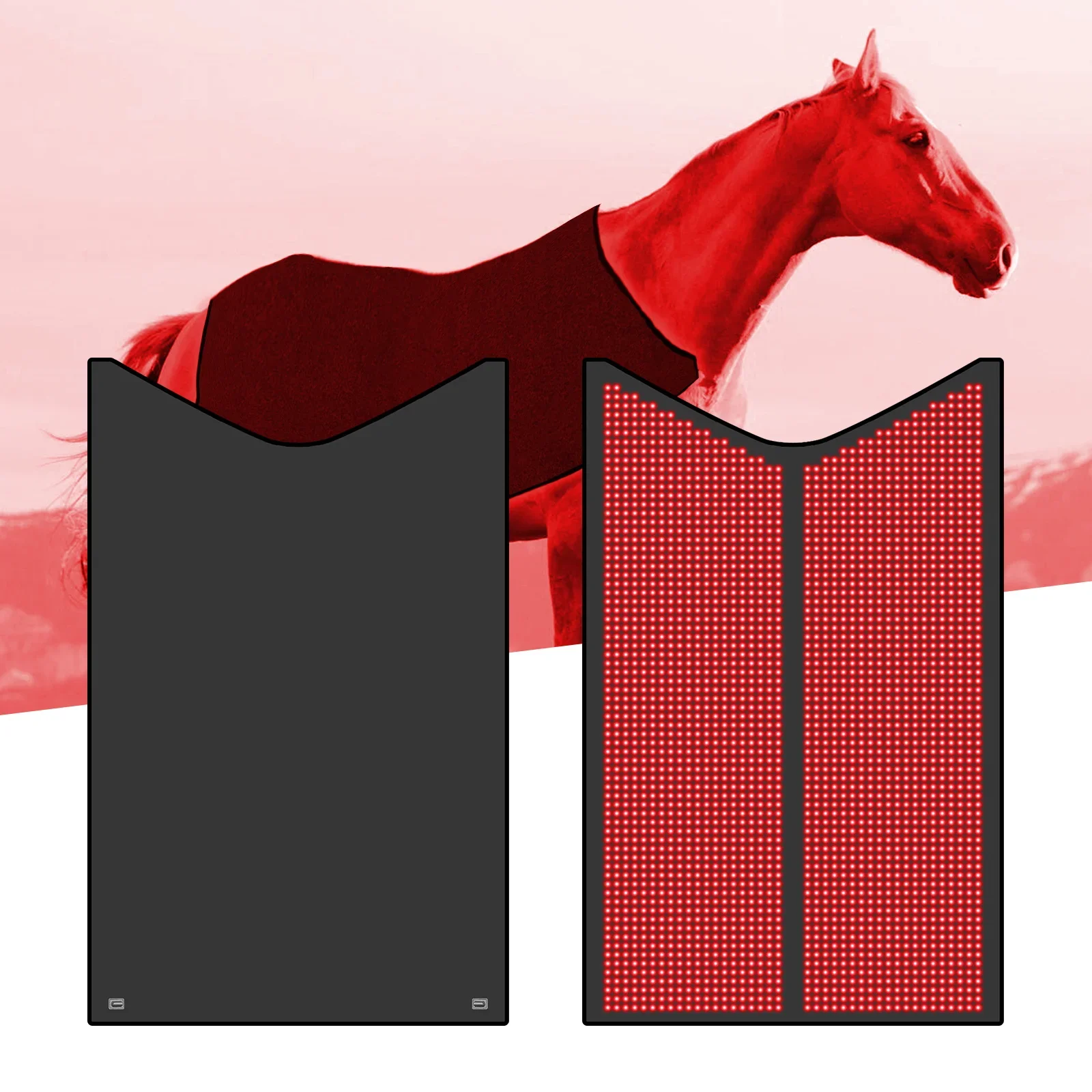 Wireless Horse Red Infrared Therapy Wrap Equestrian Horse Animal Therapy Wrap For Back Pain Relief Muscle Recovery