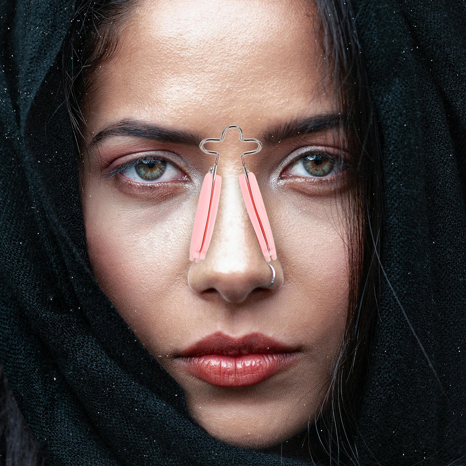 

Bridge Lifter Shaper Silicone Soft Nose Shaping Tool Enhancer For Nose Slimming Lifting Beauty Device Pink